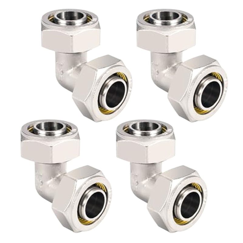 DTA4-Brass-Nickel Plated Air L - Compression Fitting Brass recension och pris