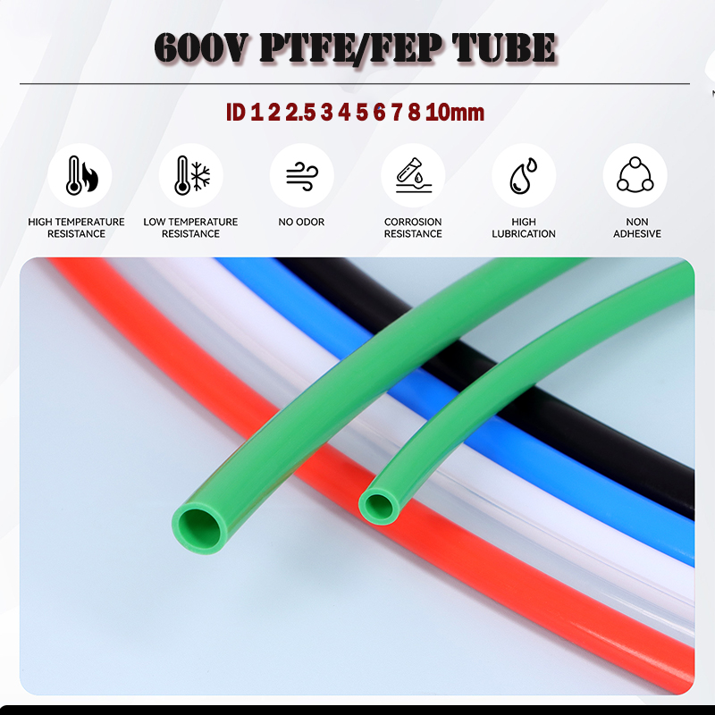 600V PTFE/FEP Tube ID 1 2 2.5  - Ptfe Tape Thread recension och pris