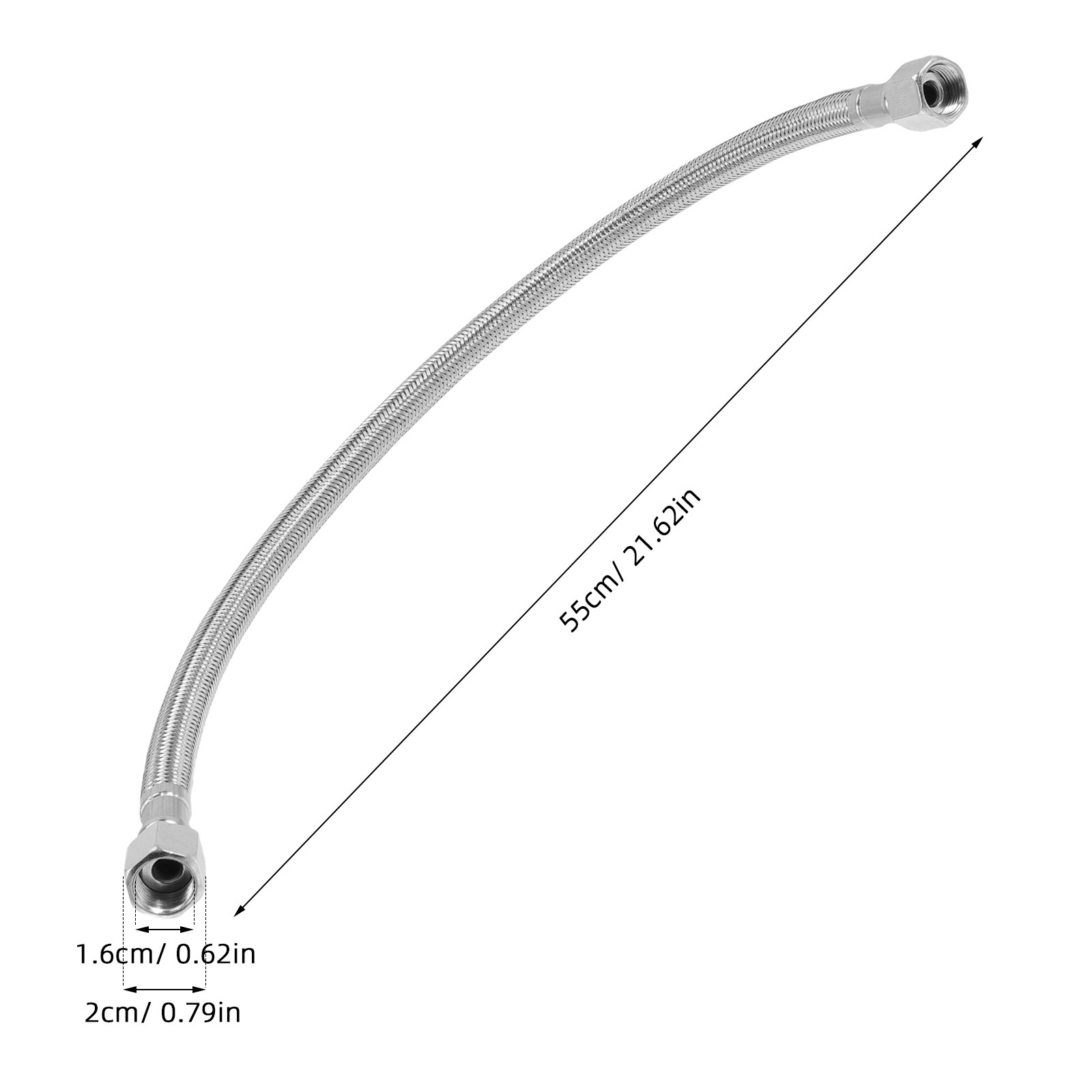 Stainless Steel Braided Air Co - Flexible Hose Braided recension och pris