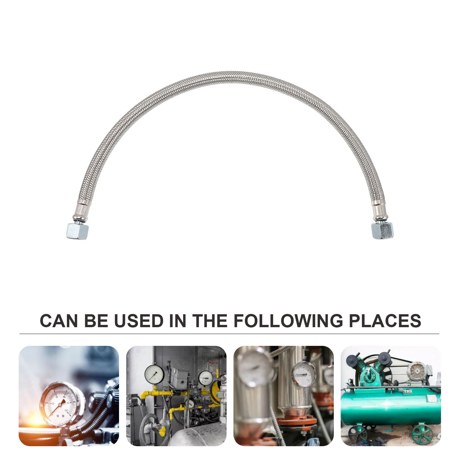Stainless Steel Braided Air Co - Flexible Hose Braided recension och pris