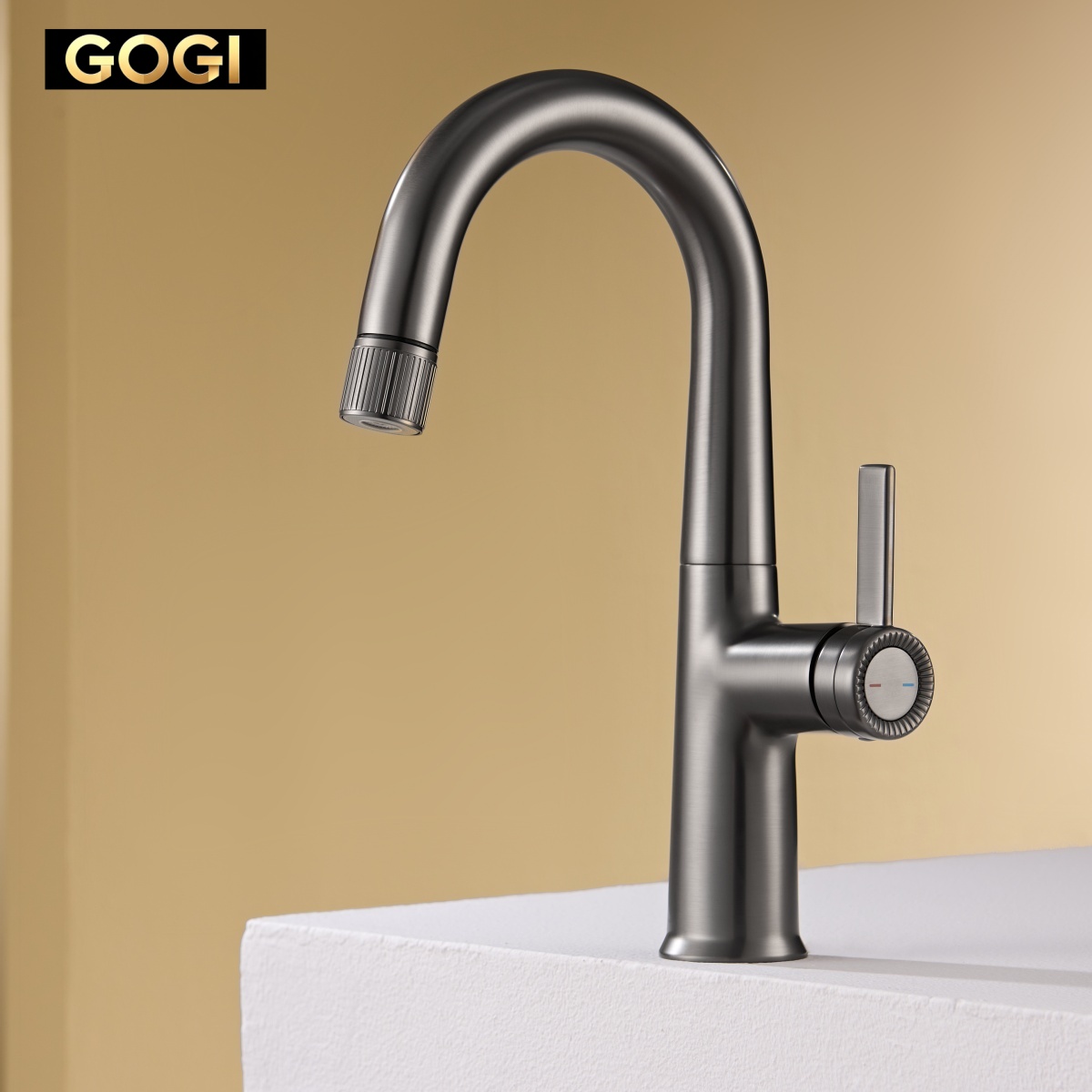 GOGI Solid Brass Gun Gray Pull - Basin Mixer Cartridge recension och pris