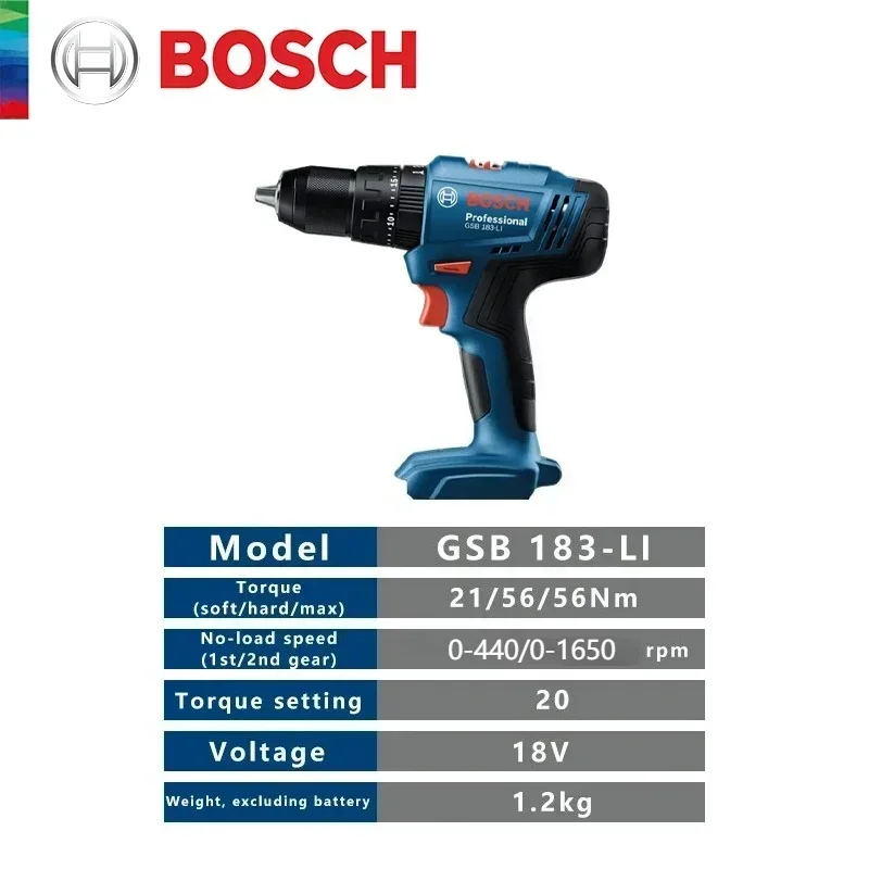 Bosch GSB 183-LI Professional  - Bosch Drill Gsb 18V recension och pris